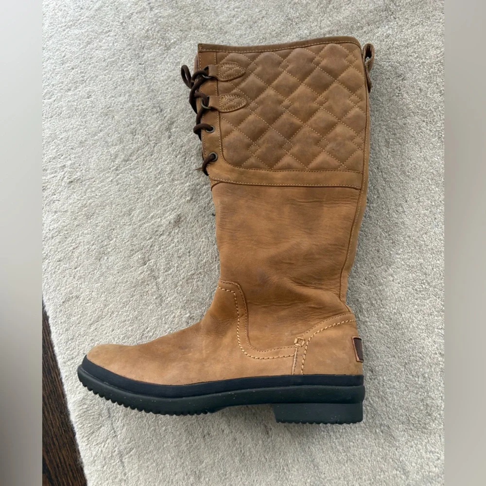 UGG Women's Elsa Deco Quilt Chestnut